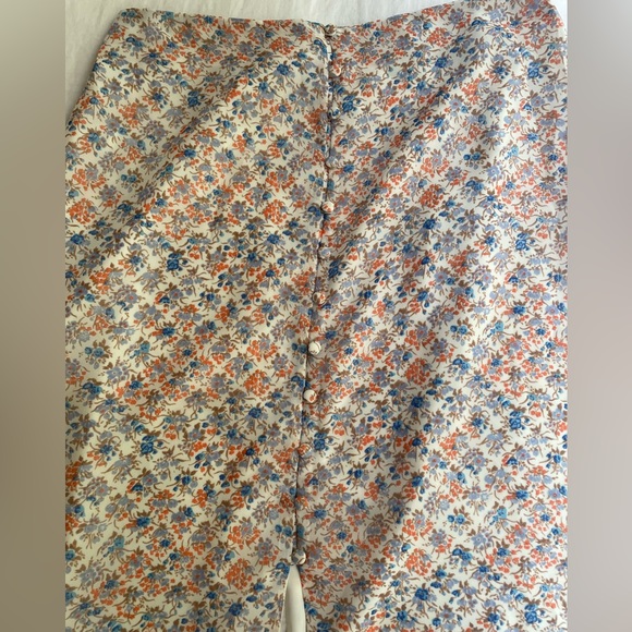 Frank & Oak button-down floral midi skirt - Picture 2 of 6